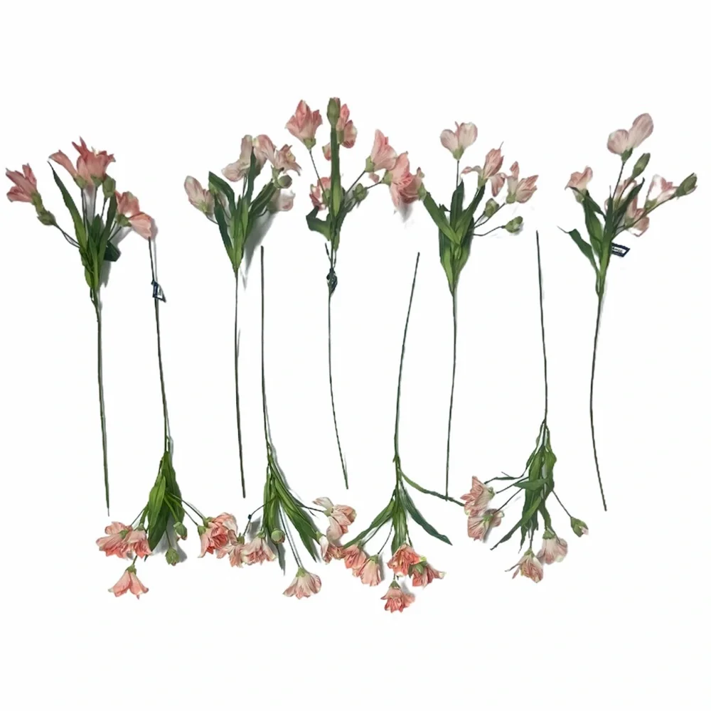 Lovely Lily Silk Flowers Bundle 9 Pc Set Decorating Crafts DIY Floral Lot